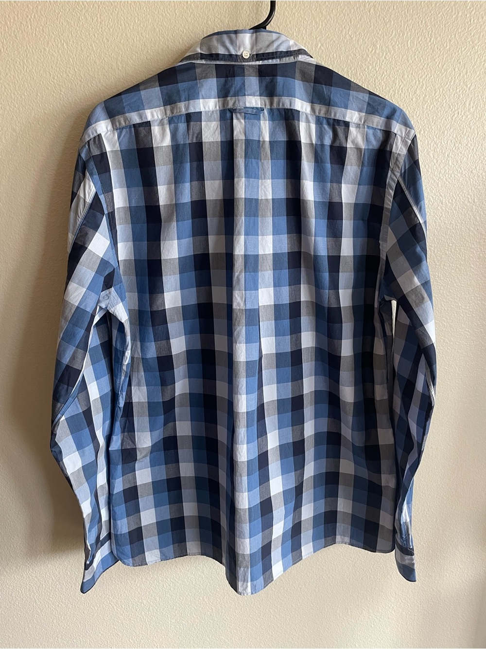 Todd Snyder Men's Blue Multi-Check Button-Down Shirt - Picture 10 of 16